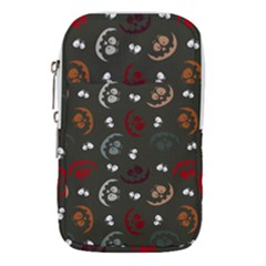 Art Halloween Pattern Creepy Design Digital Papers Waist Pouch (small) by pakminggu