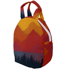 Mountain Forest Nature Scenery Art Mountains Travel Backpack