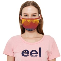 Mountain Forest Nature Scenery Art Mountains Cloth Face Mask (adult) by pakminggu