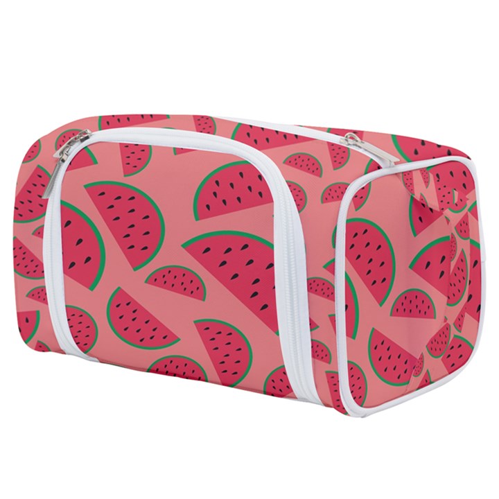 Watermelon Red Food Fruit Healthy Summer Fresh Toiletries Pouch