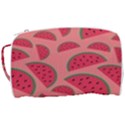 Watermelon Red Food Fruit Healthy Summer Fresh Toiletries Pouch View3