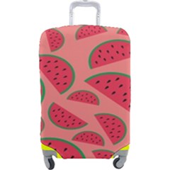 Watermelon Red Food Fruit Healthy Summer Fresh Luggage Cover (large) by pakminggu