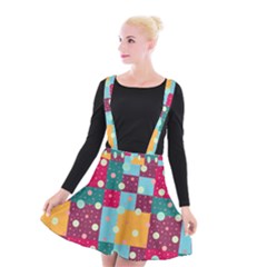 Background Pattern Texture Design Dots Wallpaper Suspender Skater Skirt by pakminggu