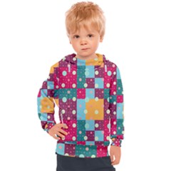 Background Pattern Texture Design Dots Wallpaper Kids  Hooded Pullover by pakminggu