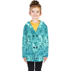 Nature Wallpaper Bubbles Water Bubbly Kids  Double Breasted Button Coat by pakminggu