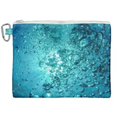 Nature Wallpaper Bubbles Water Bubbly Canvas Cosmetic Bag (xxl) by pakminggu