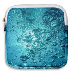 Nature Wallpaper Bubbles Water Bubbly Mini Square Pouch by pakminggu