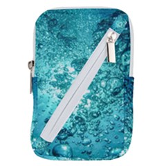 Nature Wallpaper Bubbles Water Bubbly Belt Pouch Bag (large) by pakminggu