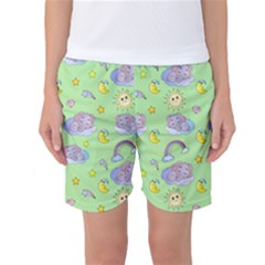 Elephant Sleeping Elephants Background Women s Basketball Shorts by pakminggu