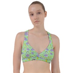 Elephant Sleeping Elephants Background Sweetheart Sports Bra by pakminggu