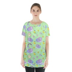 Elephant Sleeping Elephants Background Skirt Hem Sports Top by pakminggu