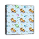 Pattern Giraffe Animal Seamless Scrapbooking Blue Mini Canvas 6  x 6  (Stretched) View1