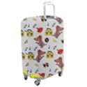 Background Pattern Texture Design Dog Music Luggage Cover (Medium) View2