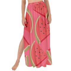 Watermelon Background Watermelon Wallpaper Maxi Chiffon Tie-up Sarong by pakminggu