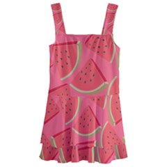 Watermelon Background Watermelon Wallpaper Kids  Layered Skirt Swimsuit by pakminggu