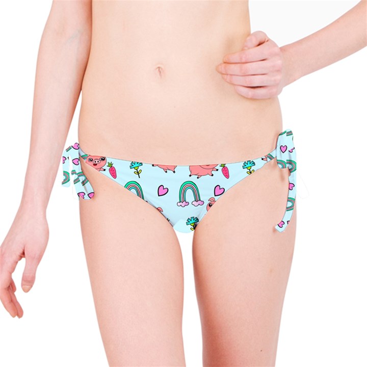 Pigs Pattern Art Design Drawing Sketch Wallpaper Bikini Bottoms