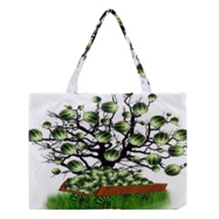 Watermelon Tree Abstraction On Watermelon Abundance Medium Tote Bag by pakminggu