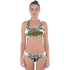 Watermelon Tree Abstraction On Watermelon Abundance Cross Back Hipster Bikini Set by pakminggu