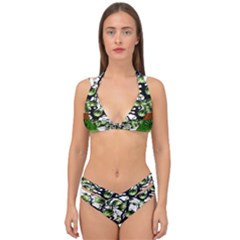 Watermelon Tree Abstraction On Watermelon Abundance Double Strap Halter Bikini Set by pakminggu