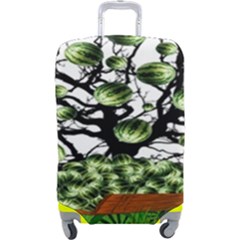 Watermelon Tree Abstraction On Watermelon Abundance Luggage Cover (large) by pakminggu