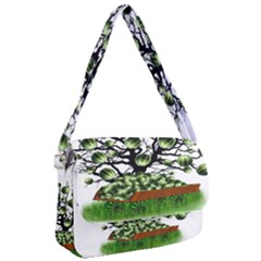 Watermelon Tree Abstraction On Watermelon Abundance Courier Bag by pakminggu