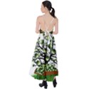 Watermelon Tree Abstraction On Watermelon Abundance Tie Back Maxi Dress View2