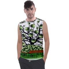 Watermelon Tree Abstraction On Watermelon Abundance Men s Regular Tank Top by pakminggu