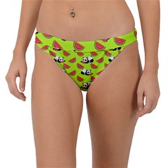 Watermelon Panda Background Wallpaper Band Bikini Bottoms by pakminggu