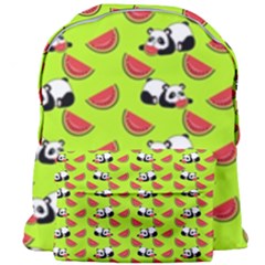 Watermelon Panda Background Wallpaper Giant Full Print Backpack by pakminggu