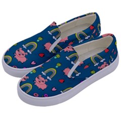 Texture Seamless Sample Digital Scrapbooking Kids  Canvas Slip Ons by pakminggu