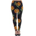 Pineapple Background Pineapple Pattern Lightweight Velour Leggings View1