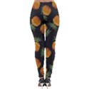 Pineapple Background Pineapple Pattern Lightweight Velour Leggings View2