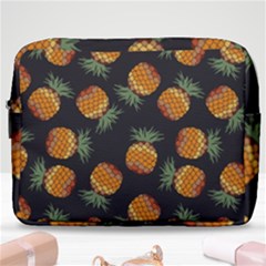 Pineapple Background Pineapple Pattern Make Up Pouch (large) by pakminggu