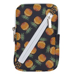 Pineapple Background Pineapple Pattern Belt Pouch Bag (large) by pakminggu