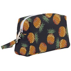 Pineapple Background Pineapple Pattern Wristlet Pouch Bag (large) by pakminggu