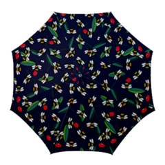 Art Floral Design Pattern Floral Pattern Golf Umbrellas by pakminggu