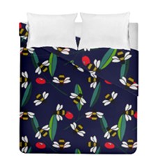 Art Floral Design Pattern Floral Pattern Duvet Cover Double Side (full/ Double Size) by pakminggu