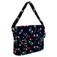 Art Floral Design Pattern Floral Pattern Buckle Messenger Bag by pakminggu