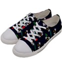 Art Floral Design Pattern Floral Pattern Women s Low Top Canvas Sneakers View2