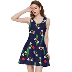 Art Floral Design Pattern Floral Pattern Inside Out Racerback Dress by pakminggu