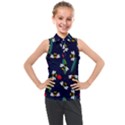 Art Floral Design Pattern Floral Pattern Kids  Sleeveless Polo Tee View1