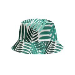 Background Pattern Texture Leaves Design Wallpaper Bucket Hat (kids) by pakminggu