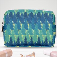 Christmas Trees Pattern Digital Paper Seamless Make Up Pouch (medium) by pakminggu