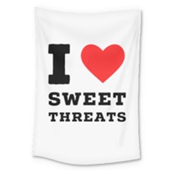 I Love Sweet Threats  Large Tapestry by ilovewhateva