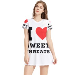 I Love Sweet Threats  Women s Sports Skirt by ilovewhateva