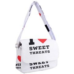 I Love Sweet Threats  Courier Bag by ilovewhateva