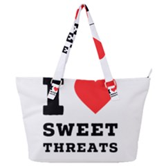 I Love Sweet Threats  Full Print Shoulder Bag by ilovewhateva