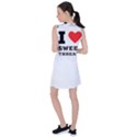 I love sweet threats  Women s Sleeveless Sports Top View2