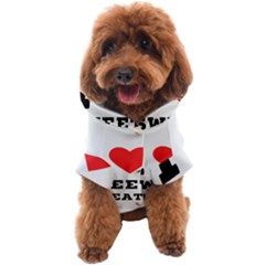 I Love Sweet Threats  Dog Coat by ilovewhateva