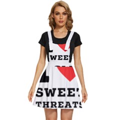 I Love Sweet Threats  Apron Dress by ilovewhateva